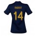 Cheap France Adrien Rabiot #14 Home Football Shirt Women World Cup 2022 Short Sleeve